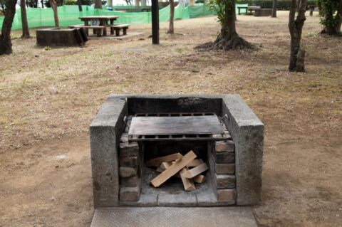 城南島海浜公園 常設かまど